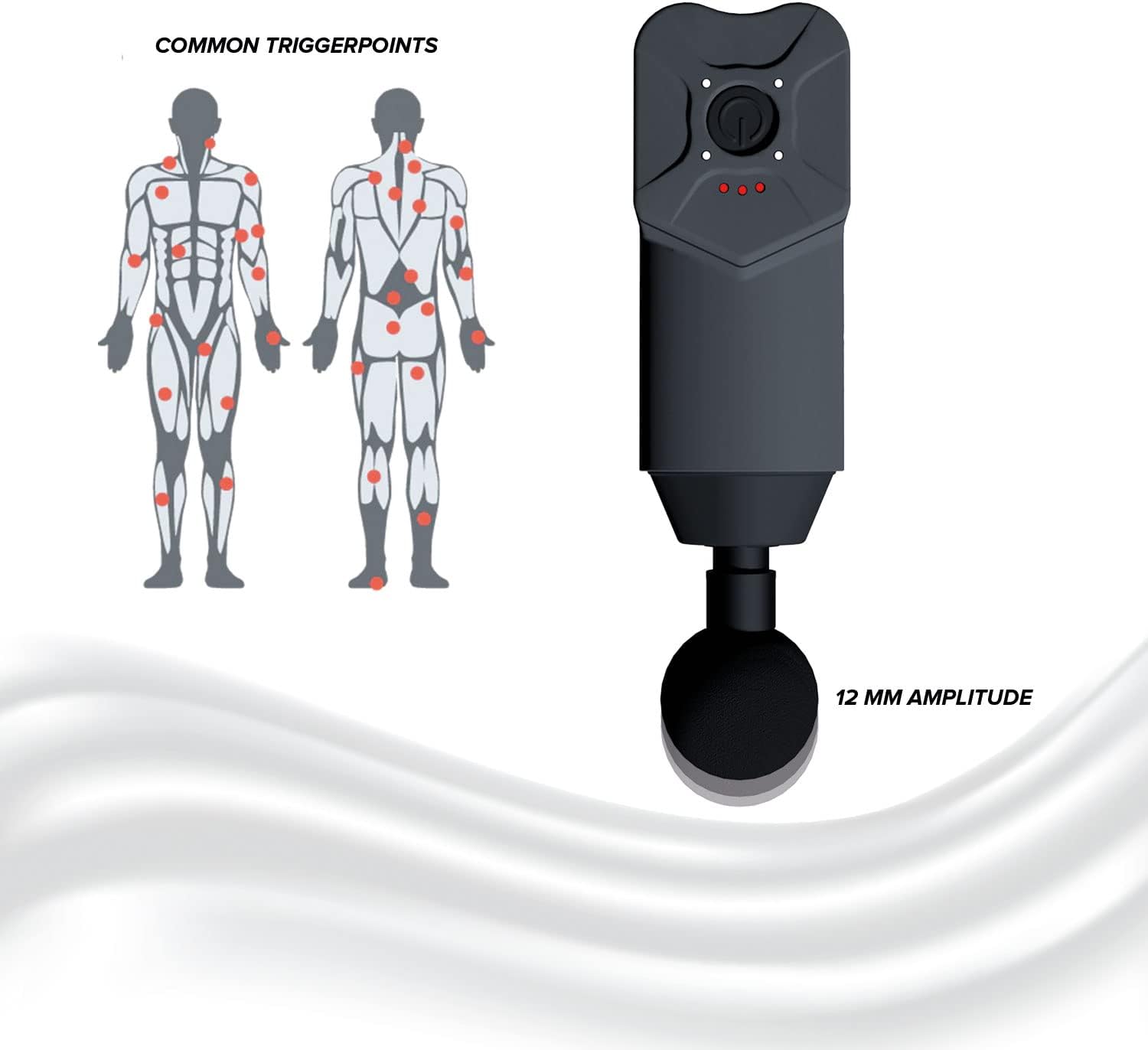 Pulseroll Pro Massage Gun - Dark Grey