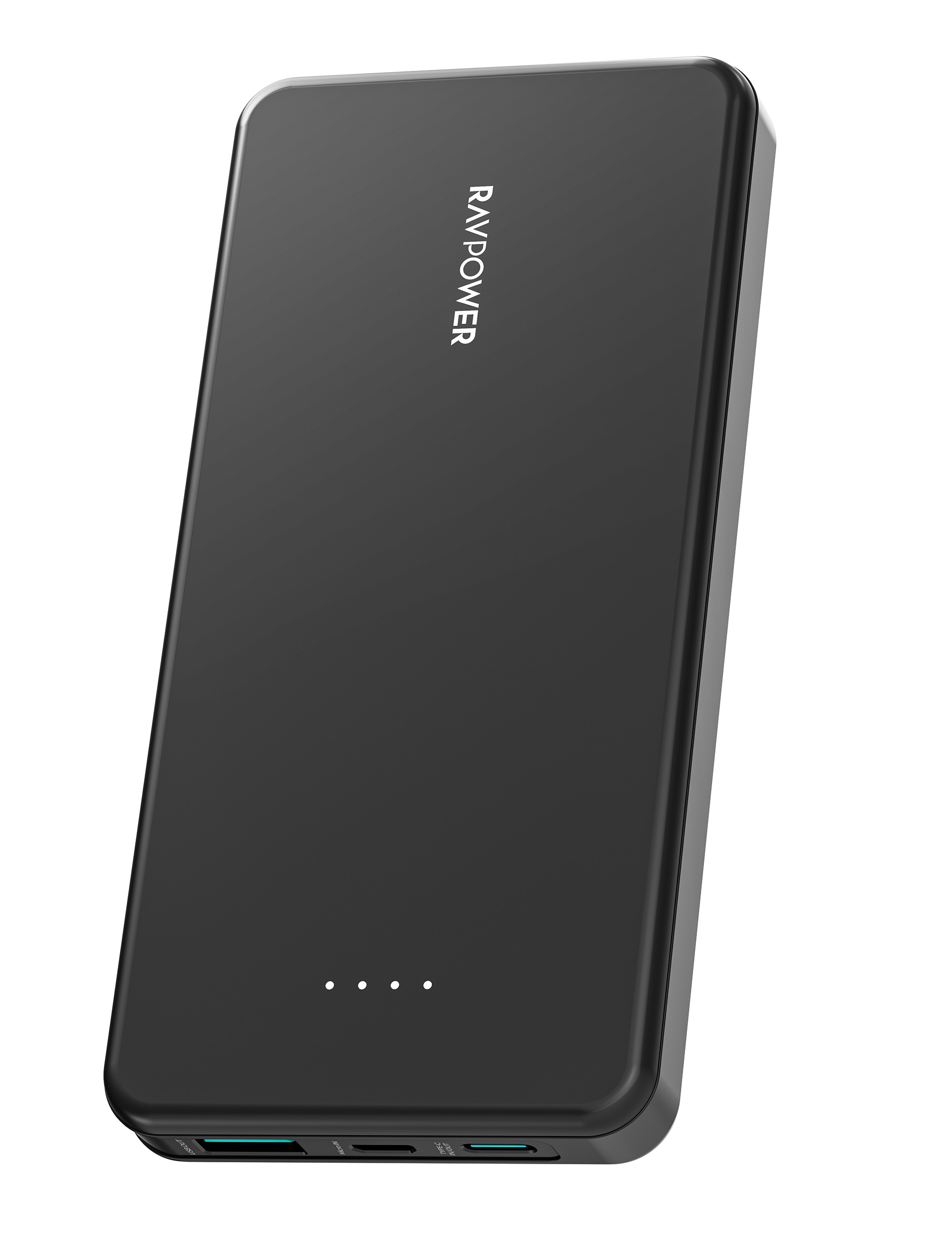 Ravpower Power Bank With Type-C Port, Micro Port And USB Port, 15W Power 10000 mAh Battery