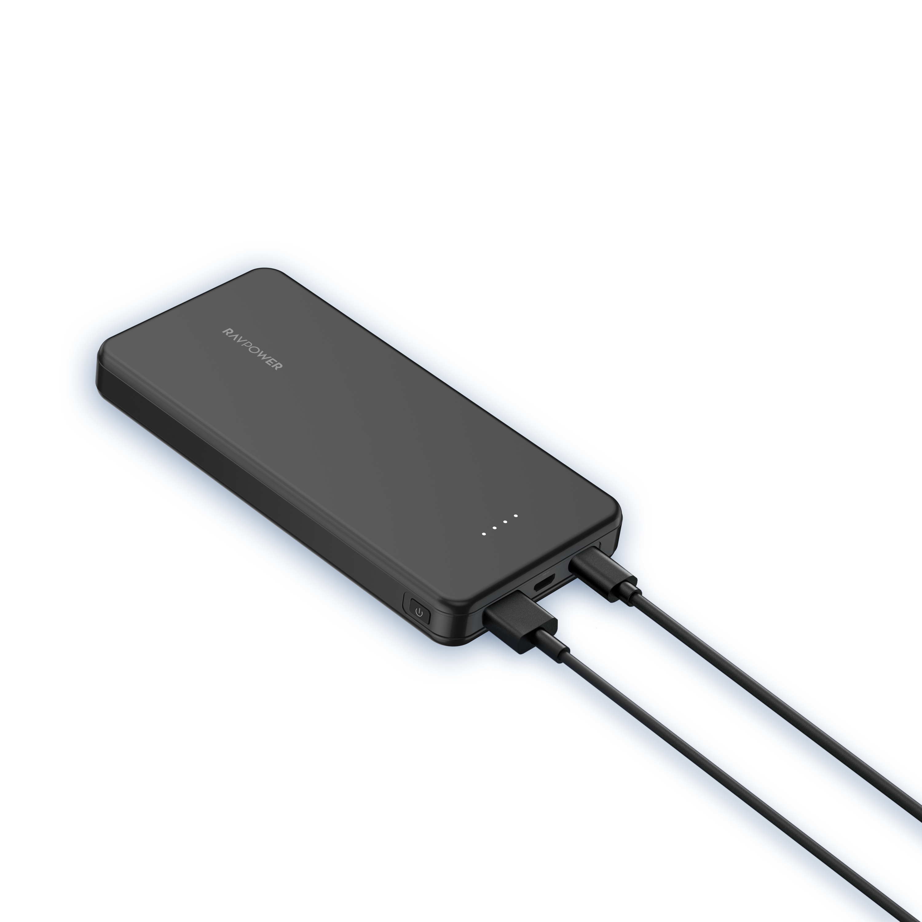 Ravpower Power Bank With Type-C Port, Micro Port And USB Port, 15W Power 10000 mAh Battery