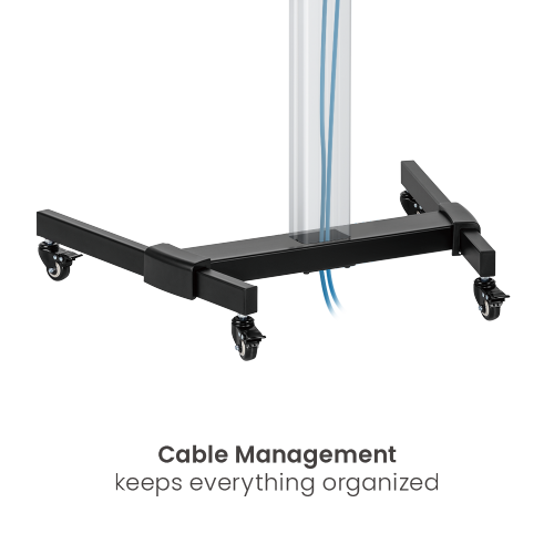 Orca Aluminum TV Cart –Fit size 37-inch to 86-inch