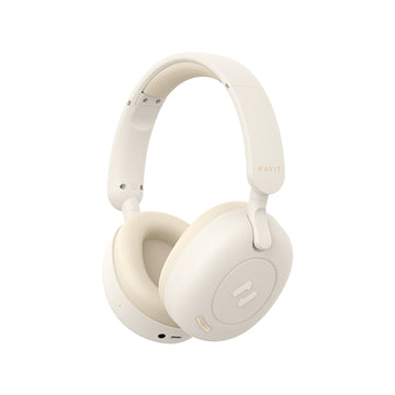 Havit Bluetooth Headphone ANC Hybrid Headset H655BT - Beige