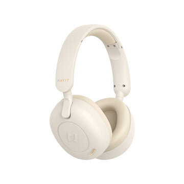 Havit Bluetooth Headphone ANC Hybrid Headset H655BT - Beige