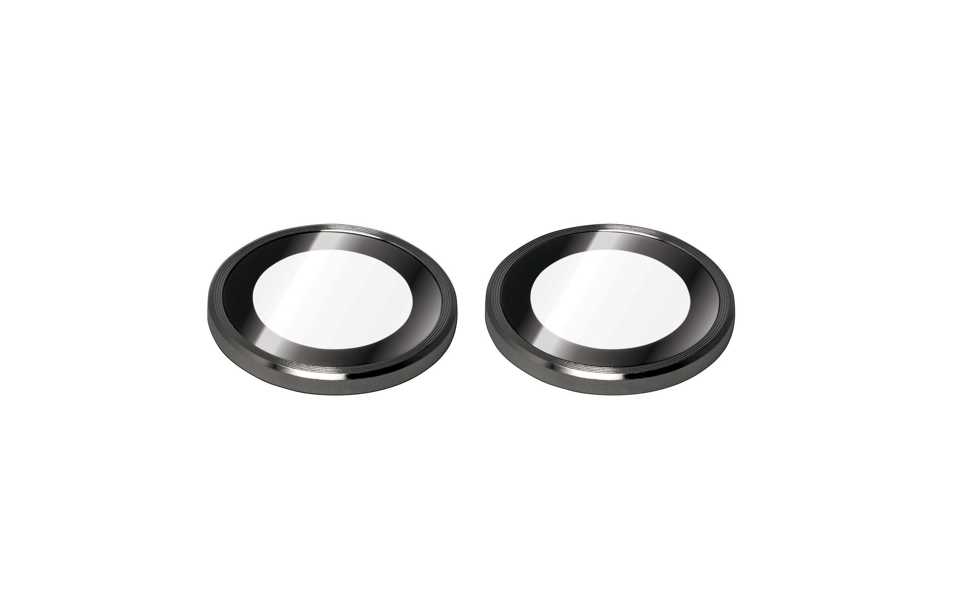 Torrii Bodyglass Camera Lens Protector (Individual Aluminium Ring) Anti-Bacterial Coating For iPhone 15 / iPhone 15 Plus - Black