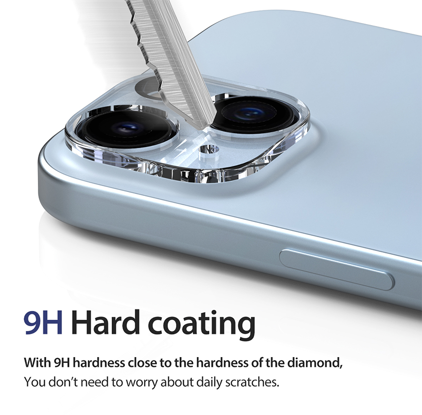 Araree C-Sub Core Camera Lens Protector Tempered Glass for iPhone 15/15 Plus ( 2 Camera ) - Clear