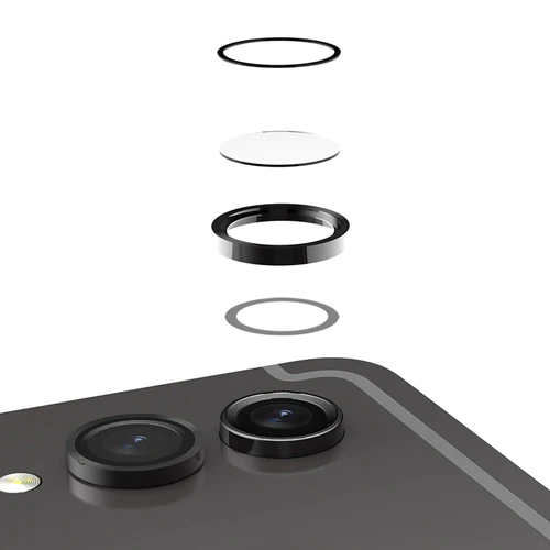 Araree C-Sub Core MR Individual Metal Ring Camera Lense Protector Glass for Samsnug Tab S9 Plus / S9 Ultra - Clear