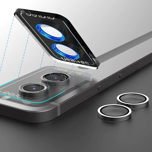 Araree C-Sub Core MR Individual Metal Ring Camera Lense Protector Glass for Samsnug Tab S9 Plus / S9 Ultra - Clear