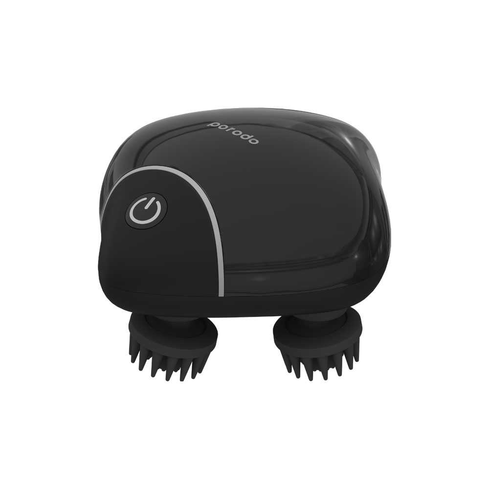 Porodo Lifestyle Portable Scalp Massager 1200mAh - Black