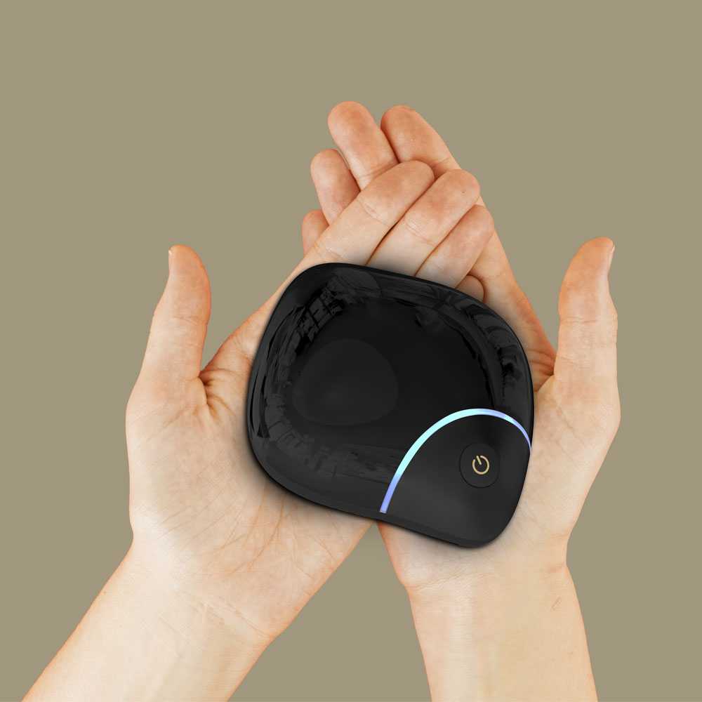 Porodo Lifestyle Portable Scalp Massager 1200mAh - Black