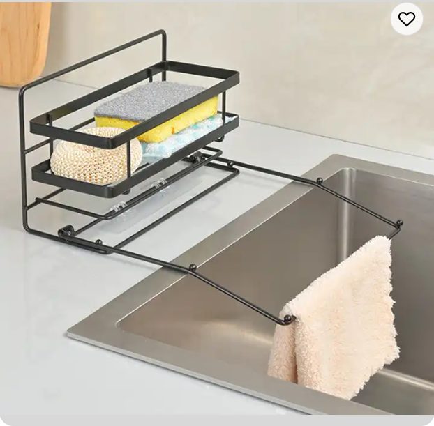 Kitchen Bathroom Wall-mounted Hanging Floor Type Towel Stand Organizer Metal Drying Rack Storage Rack