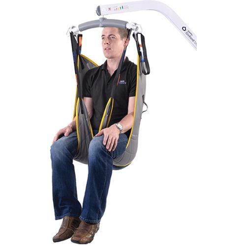 Sunlift Sling With Head Support, Medium - Grey