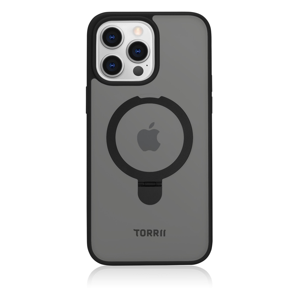 Torrii Torero Stand Case + MagSafe Compatible For iPhone 15 Pro (6.1) - Black