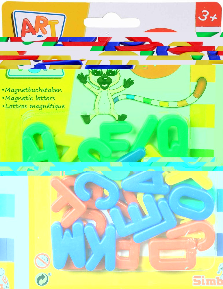 Simba Art & Fun Magnetic Capital Letters