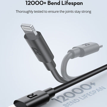 RAVPower RP-CB1020 Type-C to Lightning Cable 2m TPE Black Offline