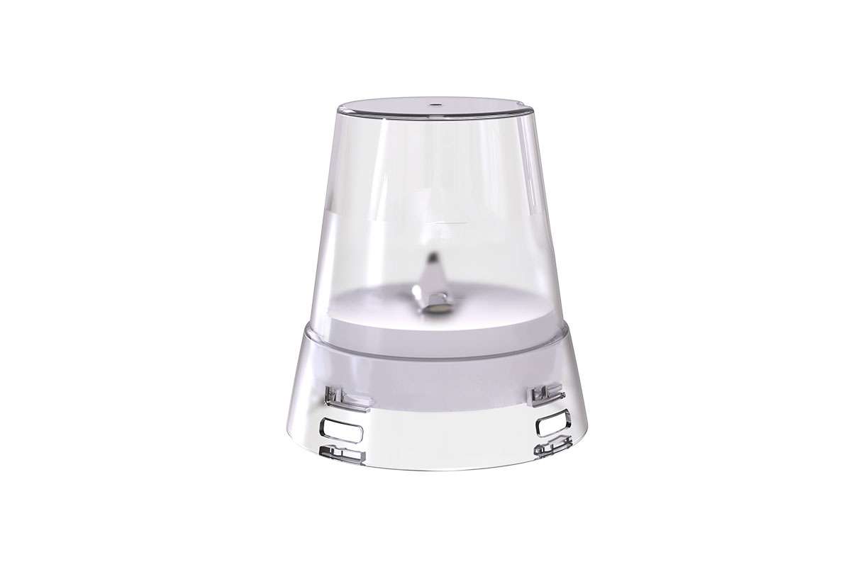 Midea Blender 400W 2 Speeds + Pulse  With Miller - White