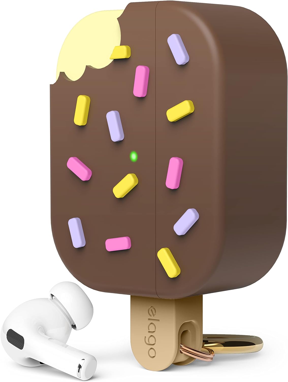 Elago Ice Cream Case for AirPods Pro 2 - Dark Brown