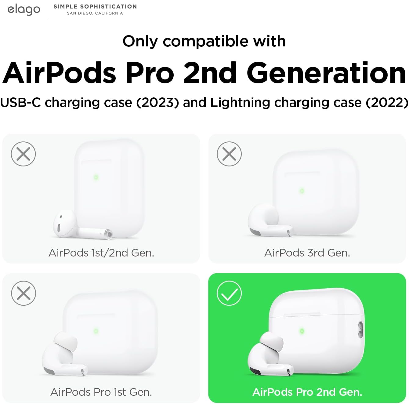 Elago Ice Cream Case for AirPods Pro 2 - Dark Brown