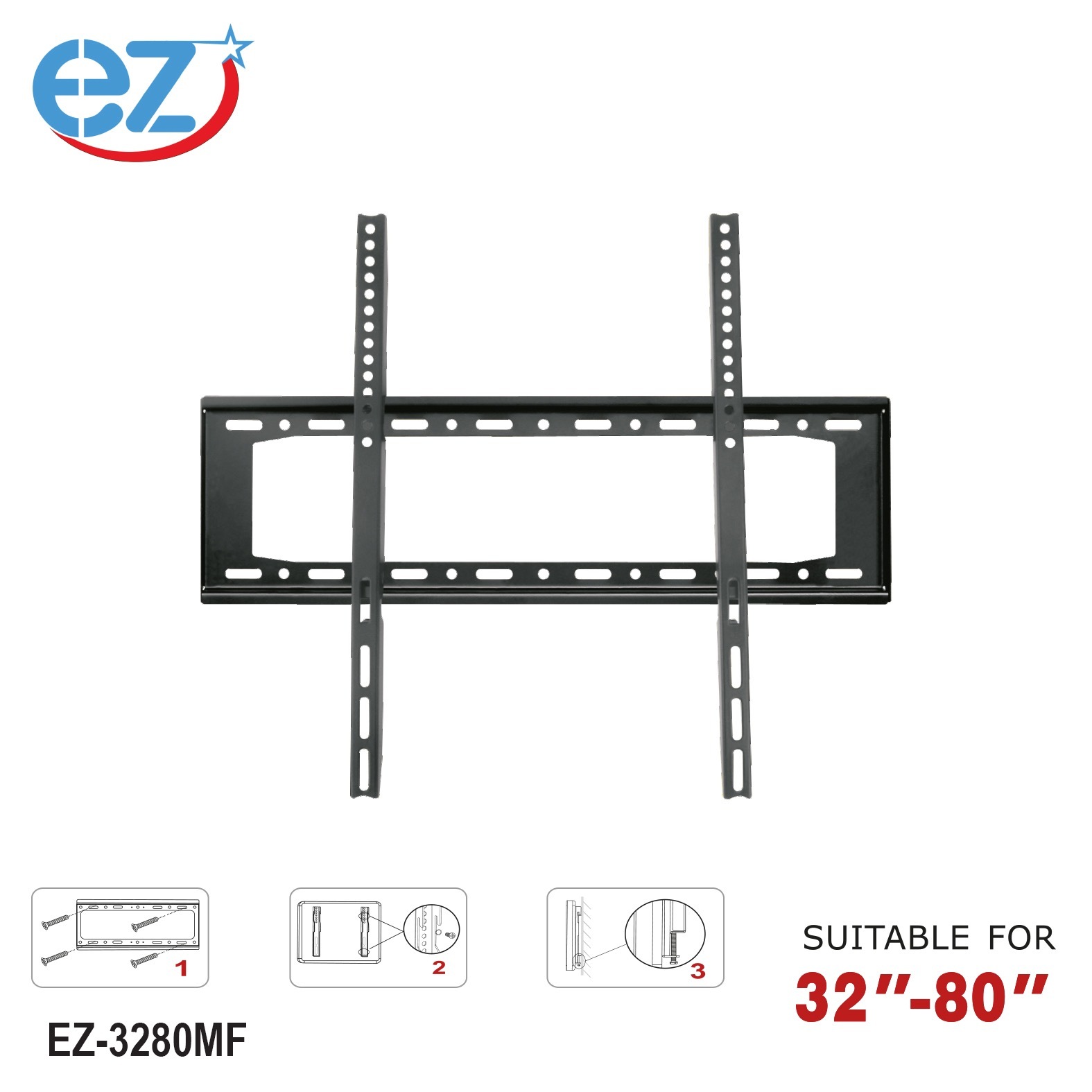 NHE EZ Wall Bracket EZ-3280MF 32" - 80"