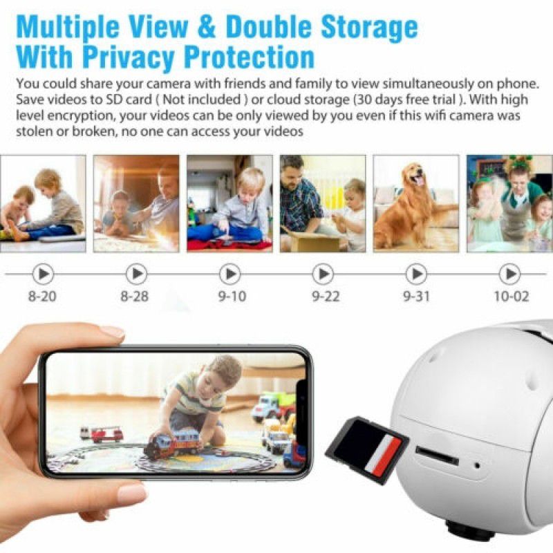 NHE Indoor WiFi Lamp Camera