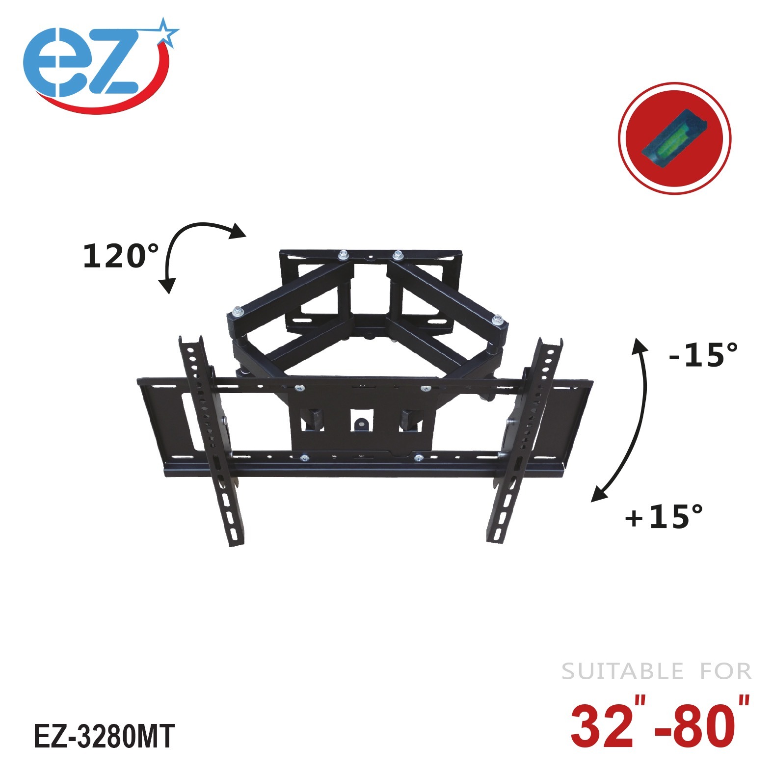 NHE EZ Wall Bracket EZ-3280MT 32" - 80"