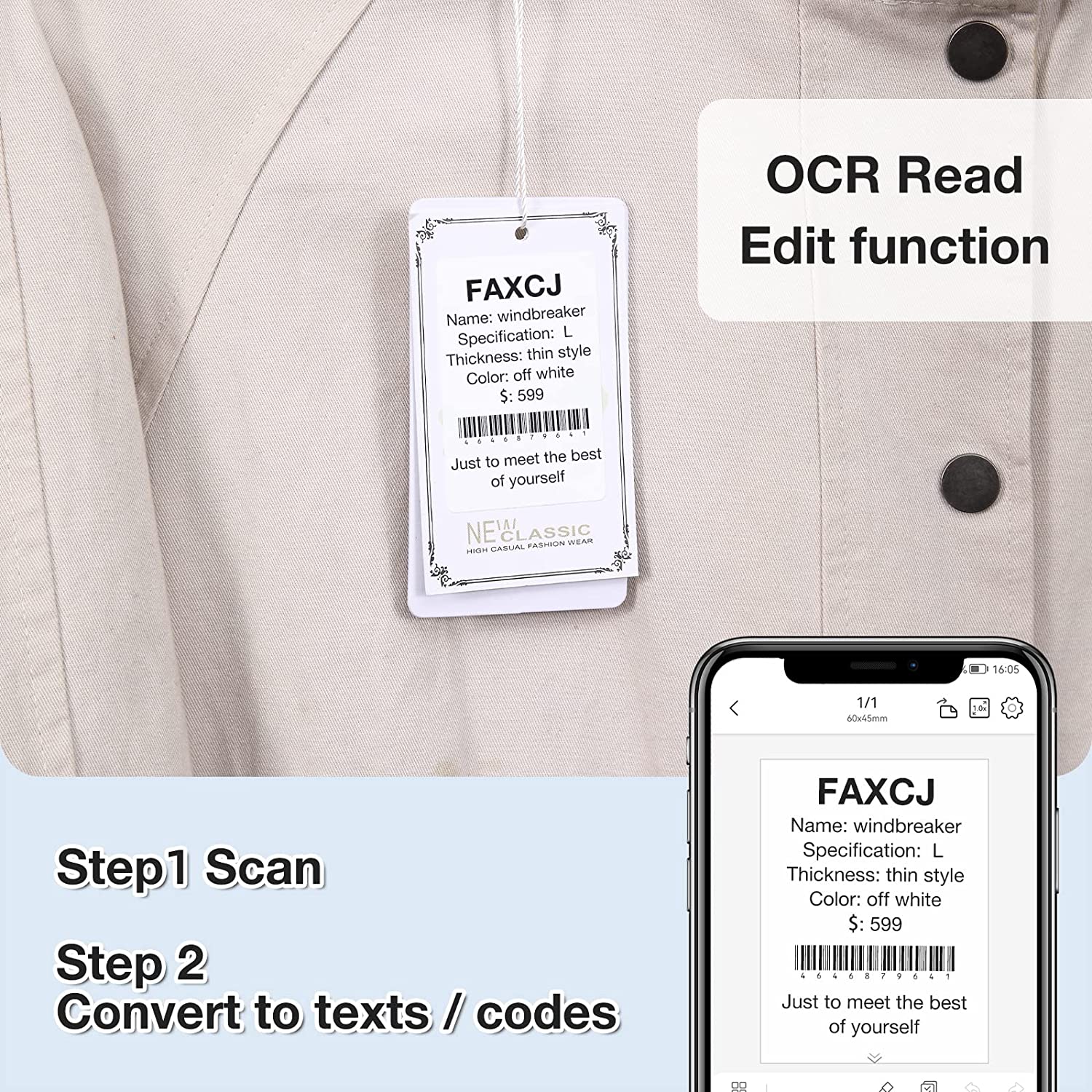 NHE Portable Label Printer