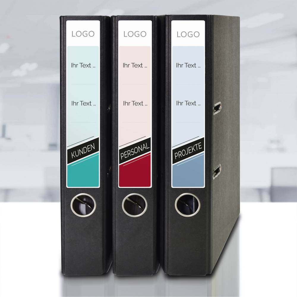 Avery Filing Labels Permanent, 25 + 5 Extra Sheets  , Short , W 38 mm x H 192 mm - White