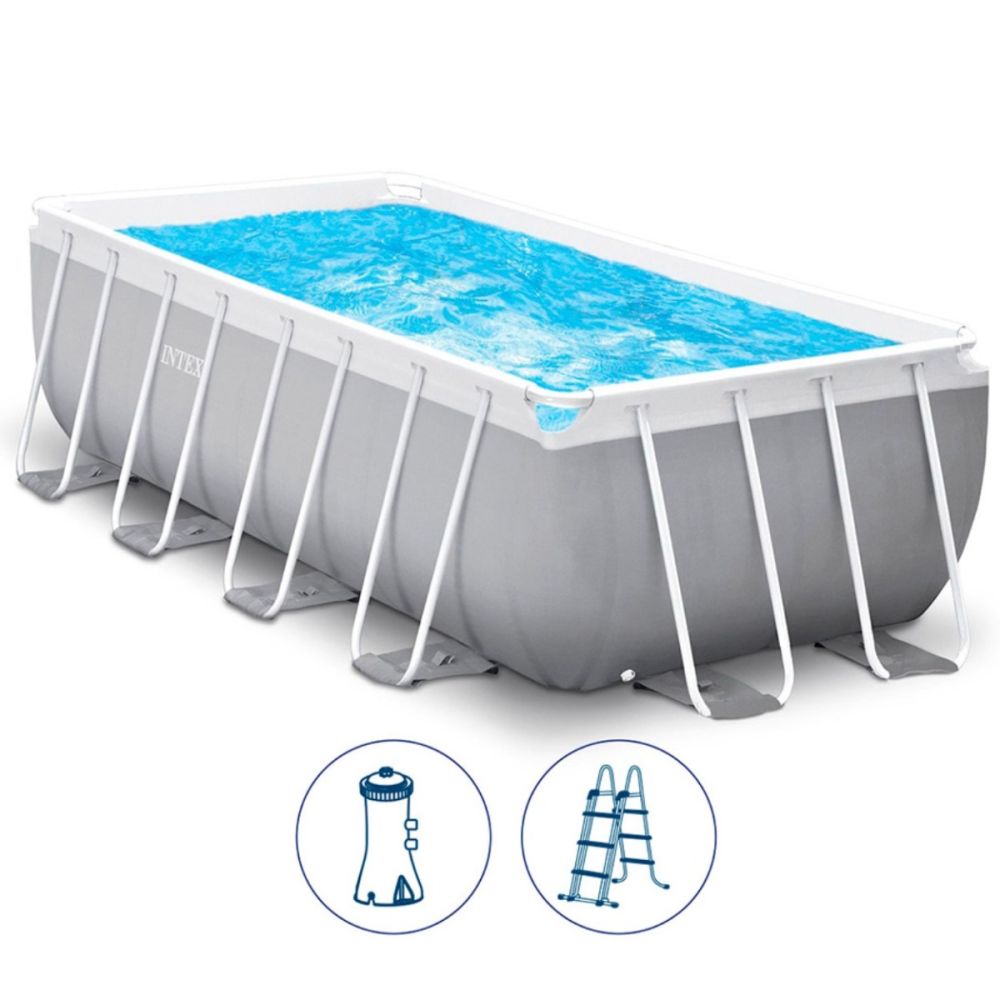 Intex Prism Frame Rectangular Pool Set 400x200x122 cm