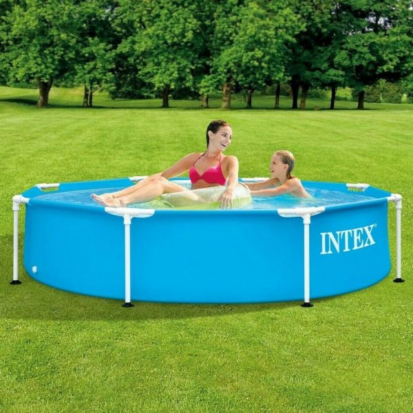 Intex 244 X 51 Cm Metal Frame Pool