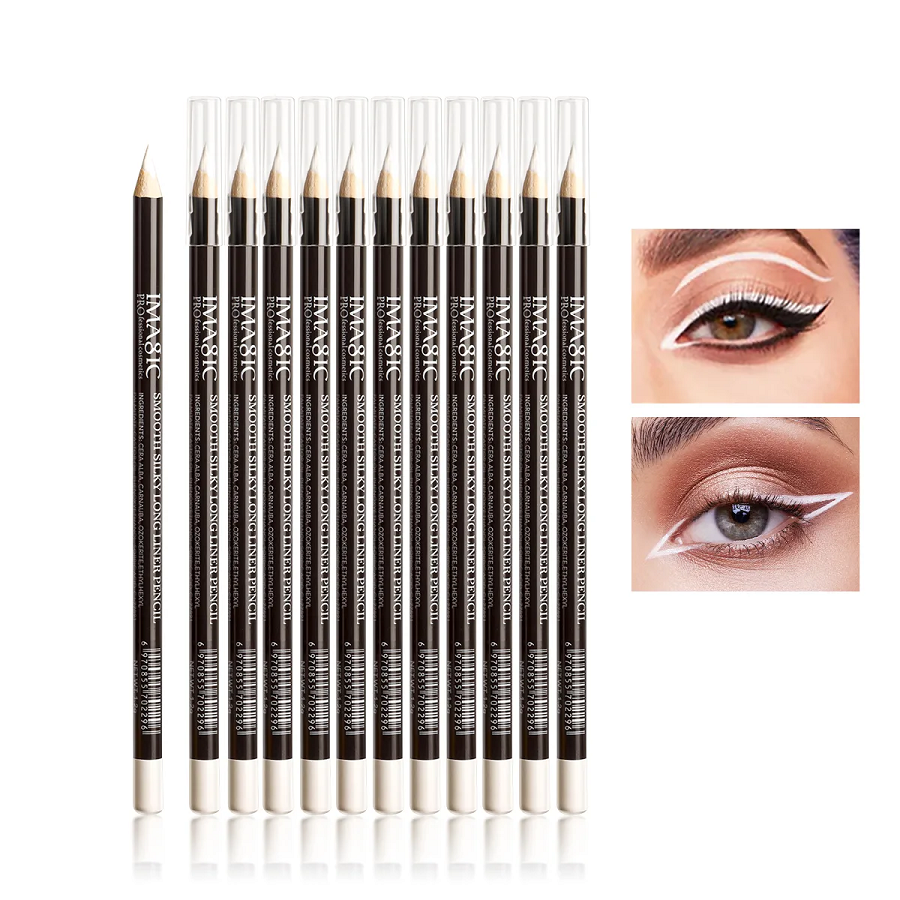Imagic Professional Cosmetics Smooth Silky Long Liner Pencil 1 Pcs – White