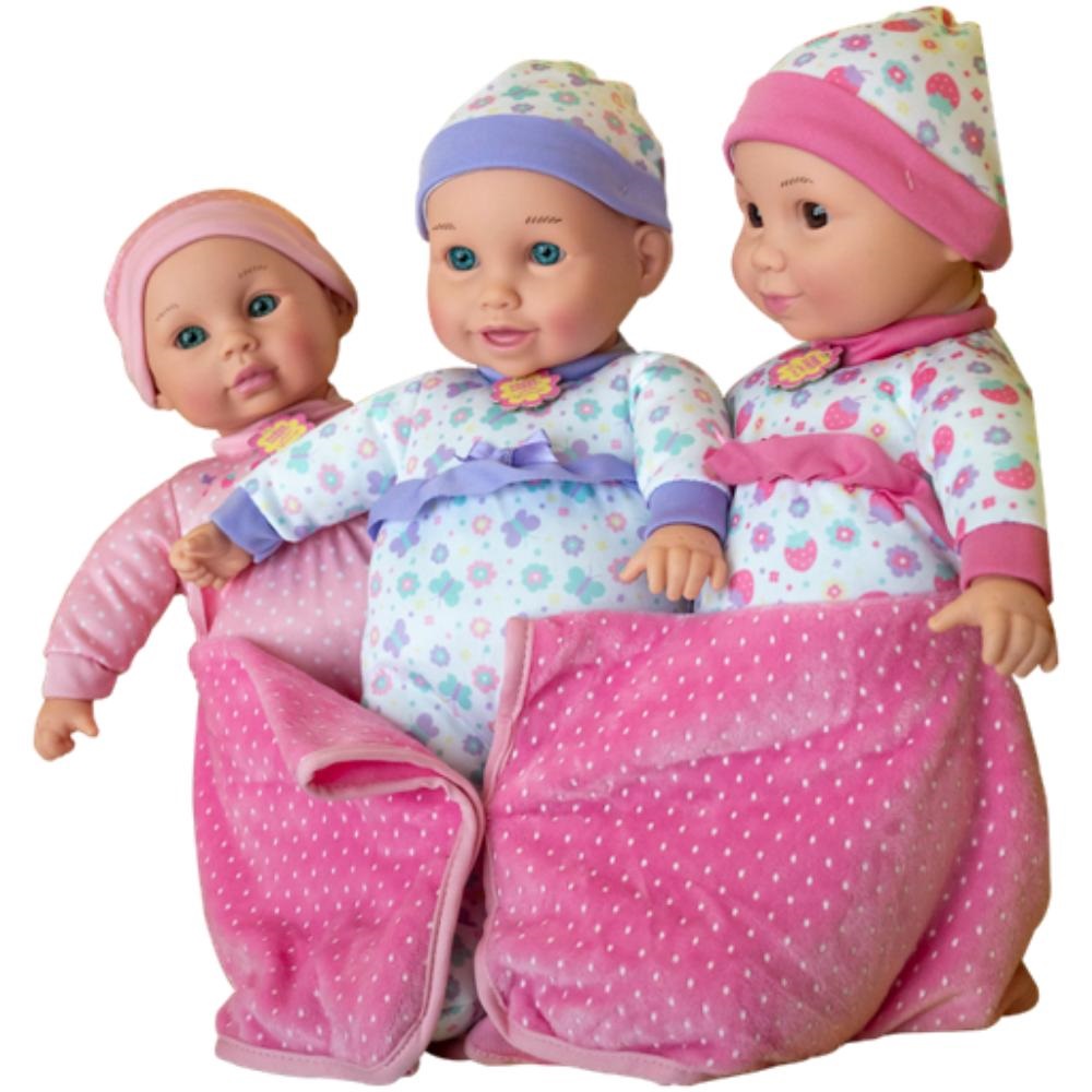 Toy Pro Baby Amoura Hayati Loveble Triplets Doll - 14 Inch