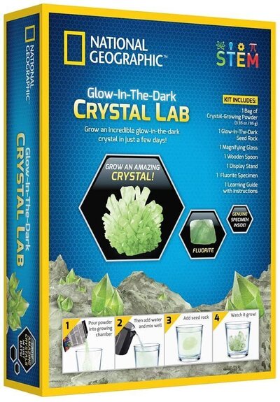 JMW Sales National Geographic Glow-in-the-dark Crystal Lab