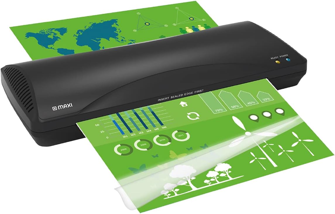 Maxi A4 Laminator Machine 80-125microns 2min Warmup