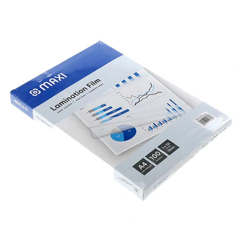 Maxi Laminating Film 125mic 216*303mm 10 Sheets in 1 Box