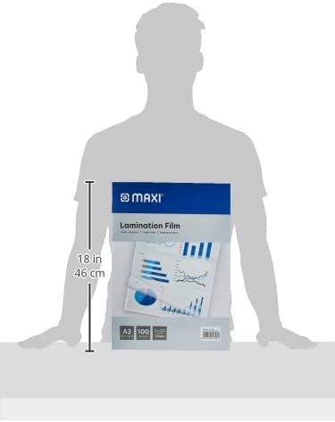 Maxi Laminating Film 125mic 303*426mm A3 5sheet in 1 Box