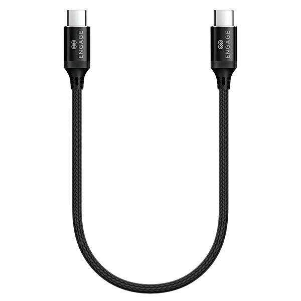 Engage PD 100w Type-c to Type-c Cable 30 cm - Black
