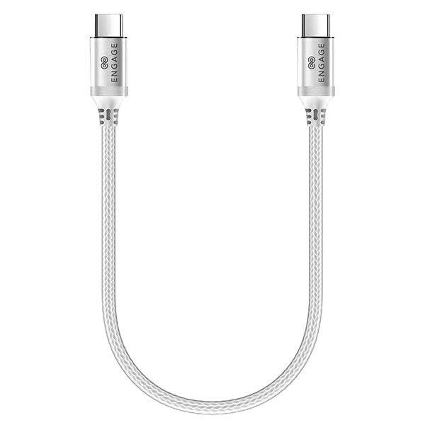 Engage PD 100w Type-c to Type-c Cable 30 cm - White