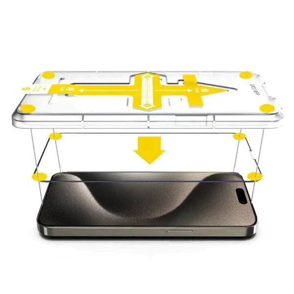 Engage iPhone 15 Plus Tempered Glass With Application Tray