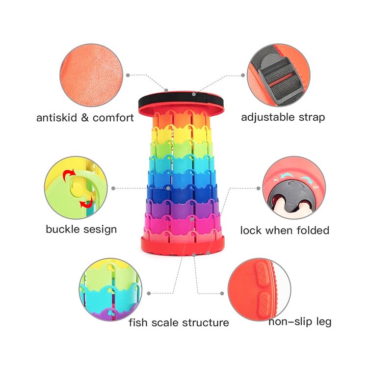 Foldable Stool Colored