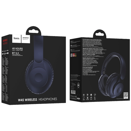 Hoco W45 Enjoy Bluetooth Wireless Full-size Headphones - Blue