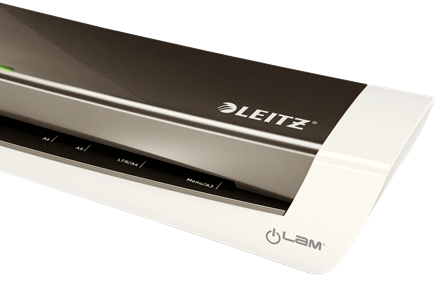 Leitz iLAM Dark Grey Home Office Laminator for Documents Up to A3