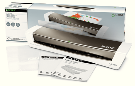 Leitz iLAM Dark Grey Home Office Laminator for Documents Up to A3