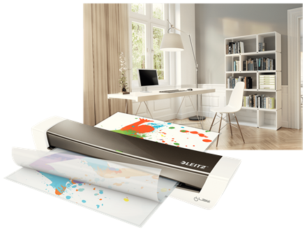 Leitz iLAM Dark Grey Home Office Laminator for Documents Up to A3