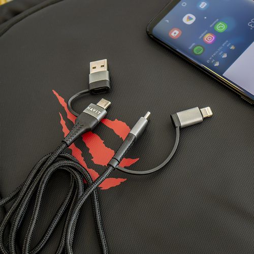 Havit Mobile Series-USB cable CB6244 - Black/Grey