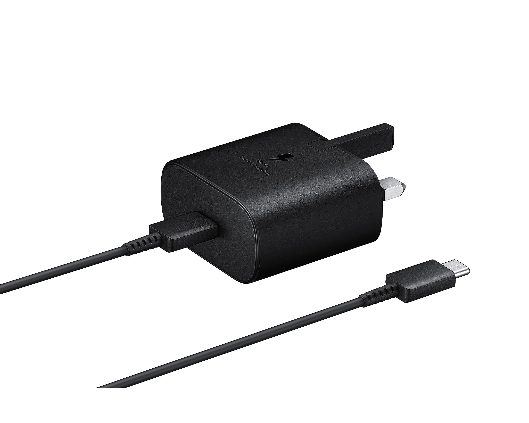 Samsung 25W PD Adapter with USB-C to USB-C Cable - Black