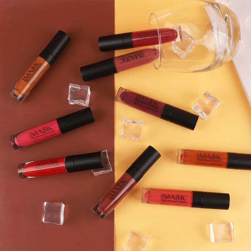 Imagic Professional Cosmetics - Beauty Lip Gloss LP-202/12 - Dark Red