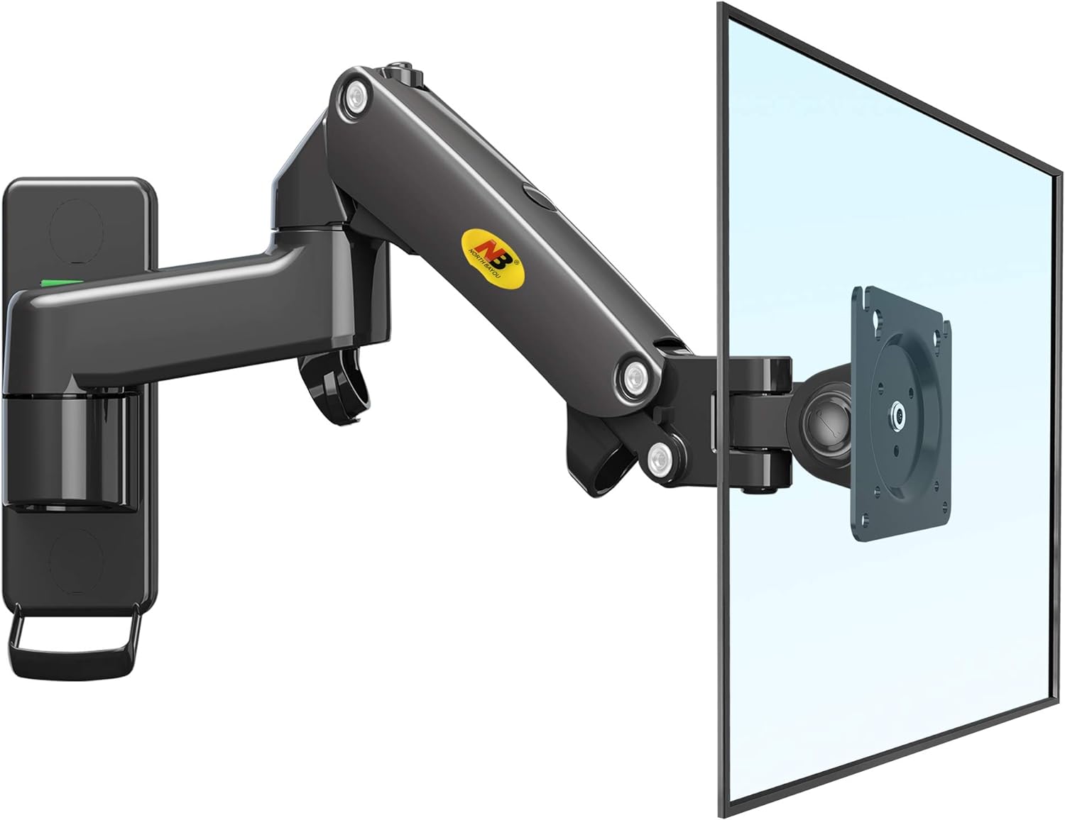 North Bayou TV Monitor Wall Mount Full Motion Articulating Swivel for 17-35 inch