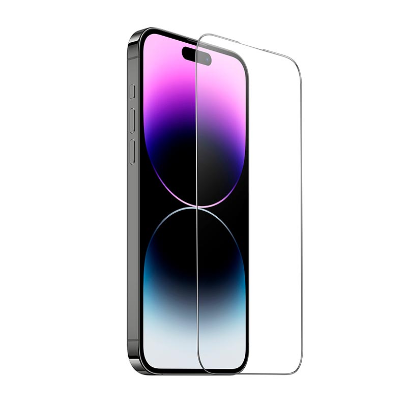 Hoco Protective Glass for iPhone15 Pro Hoco 9d Large Arc Dustproof Glass (A34)