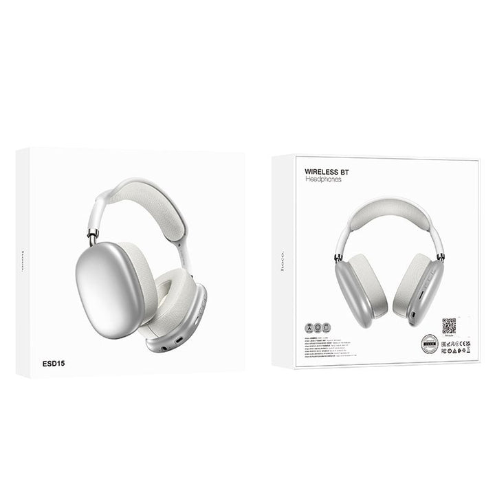 Hoco ESD15 Cool Shadow BT Headphones - Silver