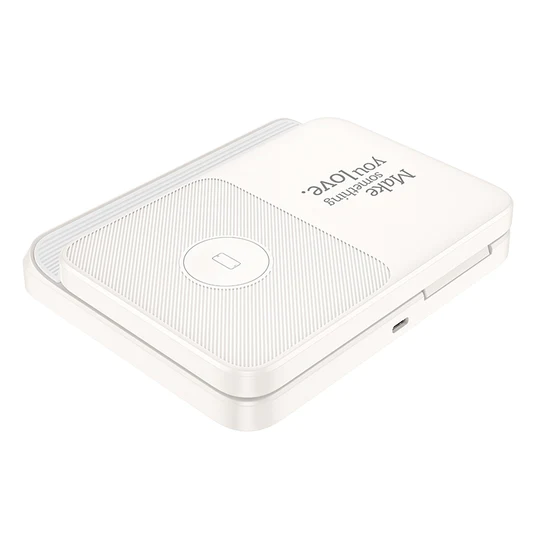 Hoco 3in1 Wireless Charging Foldable Desktop Stand CQ7 - White