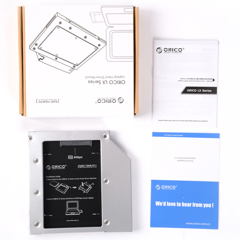 ORICO Aluminum Alloy Internal Hard Driver Mounting Bracket Adapter for Notebook