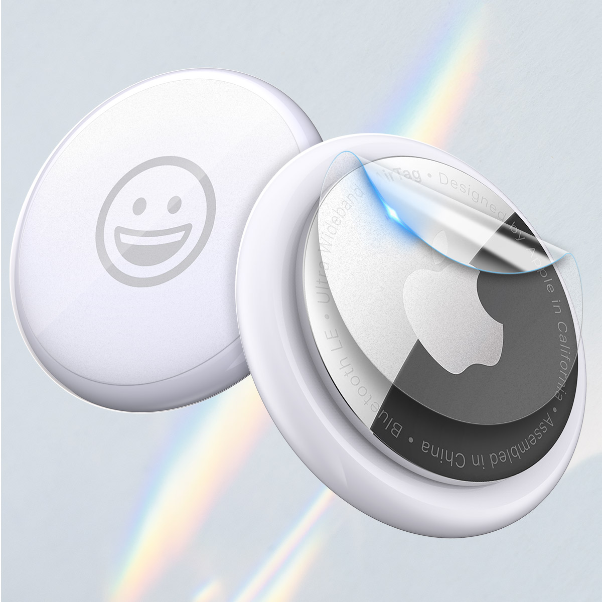 Araree Pure Diamond Protector Film For Apple Airtag - Clear
